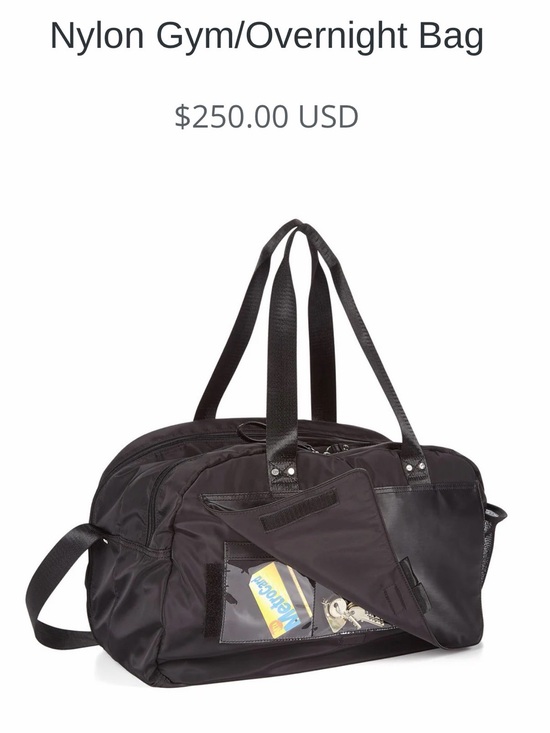 preta lobue Handbags - Preta Lobue Nylon Gym Overnight Travel Duffle Bag Black